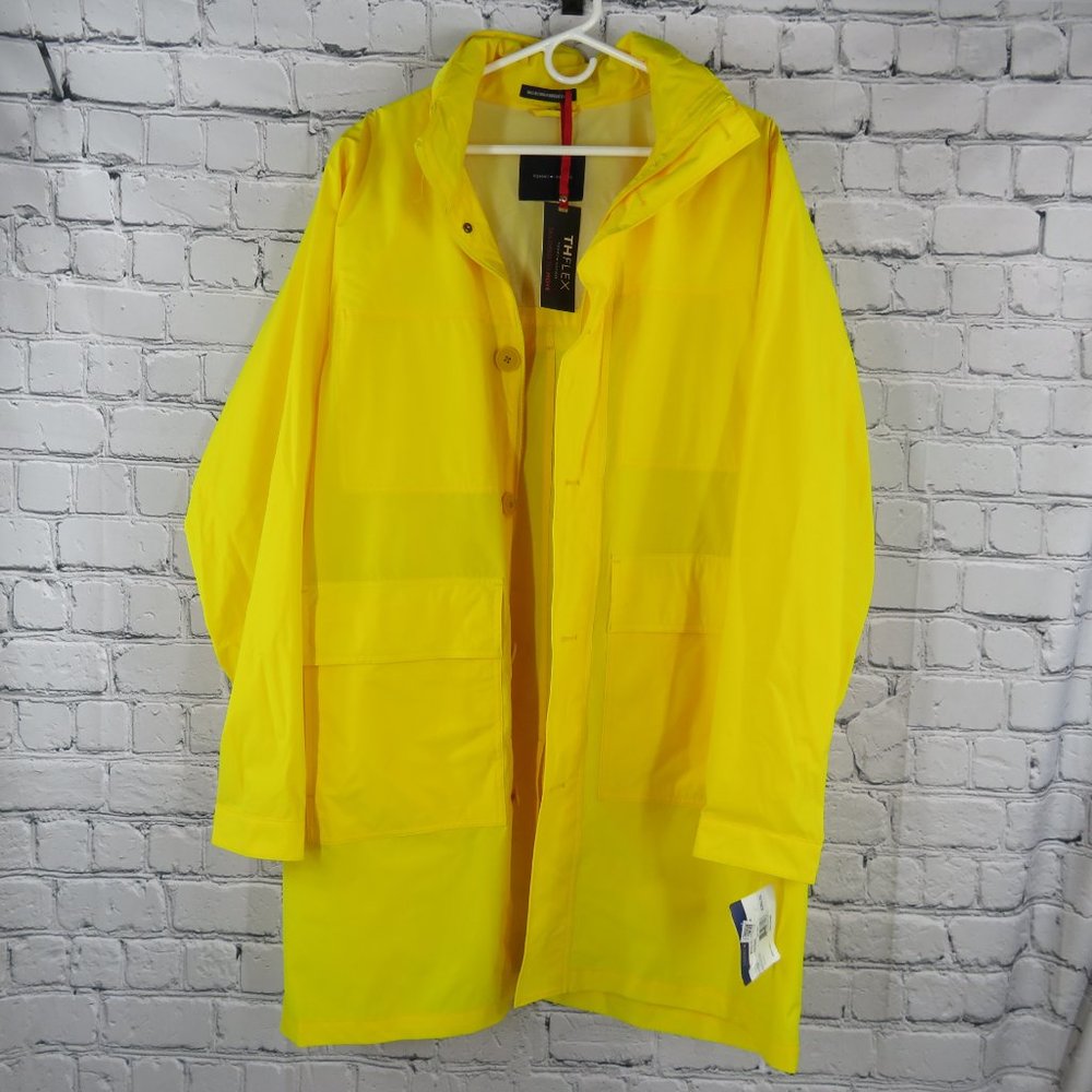 Men's Yellow Waterproof Lightweight Jacket - Picture 2 of 3
